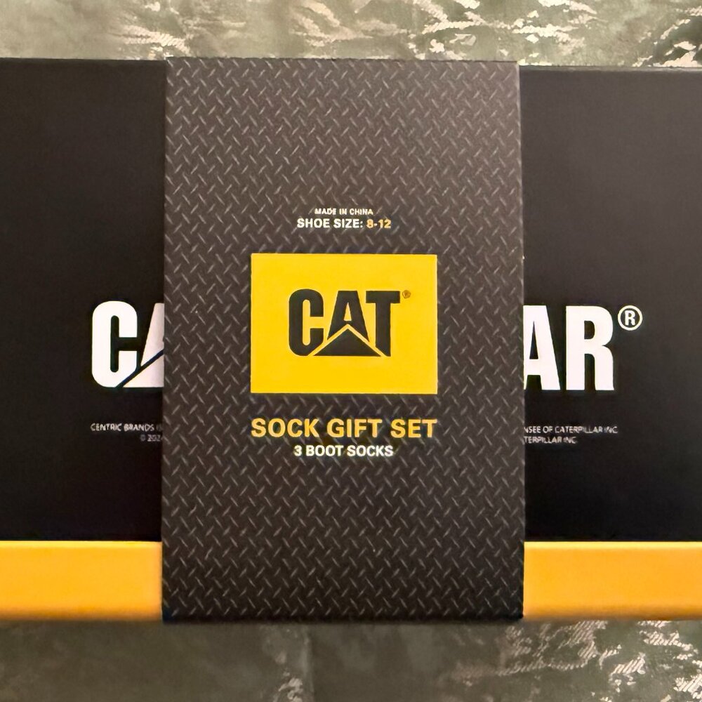 3 pair Caterpillar Sock Gift Set - Free Shipping - Picture 12 of 14